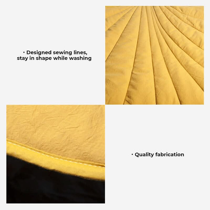 Lisslune | LeafNest Dog Bed – Comfortable Leaf-shaped Bed made of Cotton and Polyester