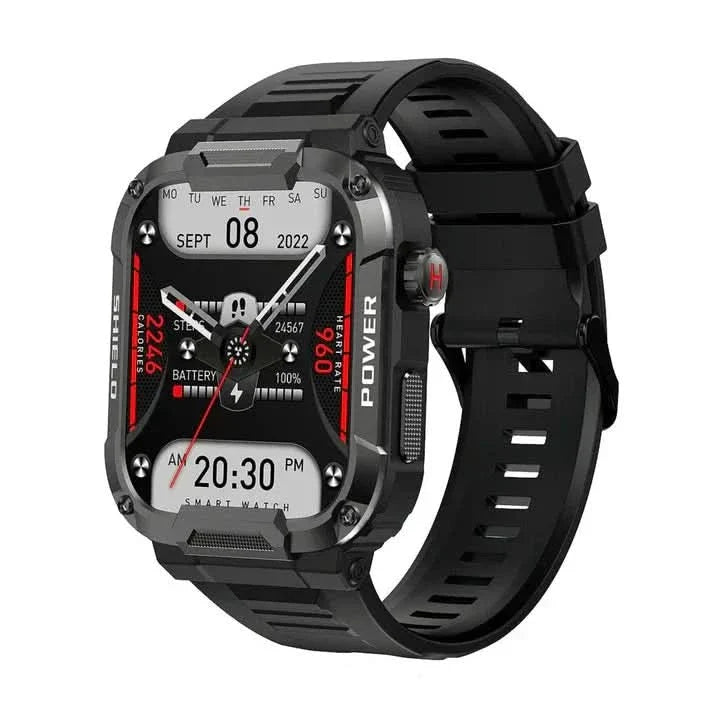 Lisslune | Shock-Resistant Waterproof Smartwatch with Health Tracking