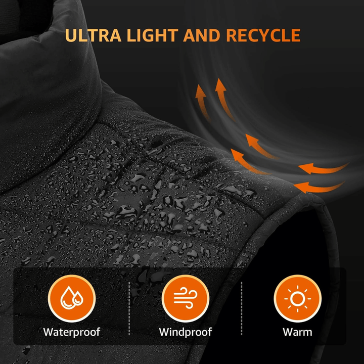 Lisslune | Heated Gilet – Lightweight Body Warmer Heated Jacket for Ultimate Comfort