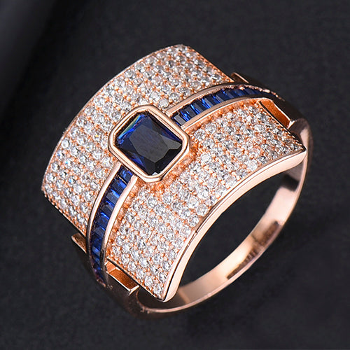 Lisslune | Monaco Design Luxury Statement Stackable Ring For Women