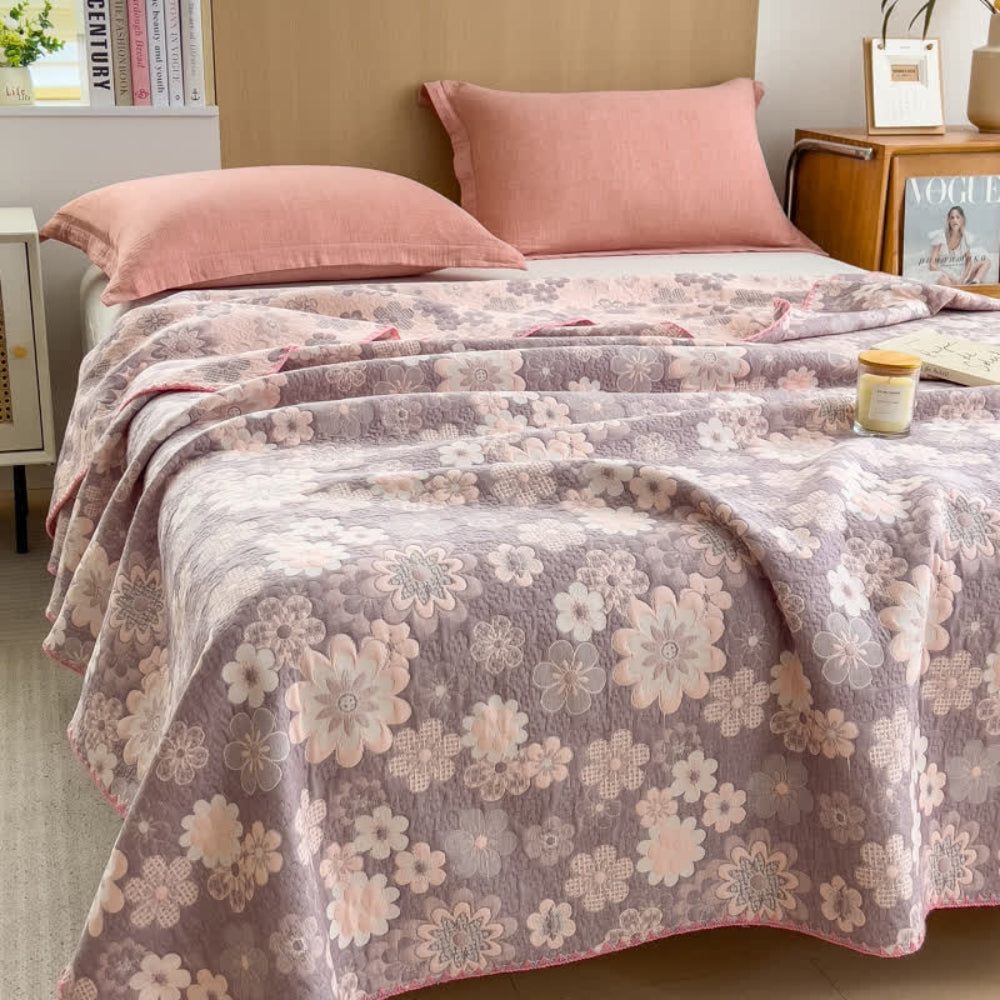 Lisslune | Reverie Floral Cotton Gauze Blanket