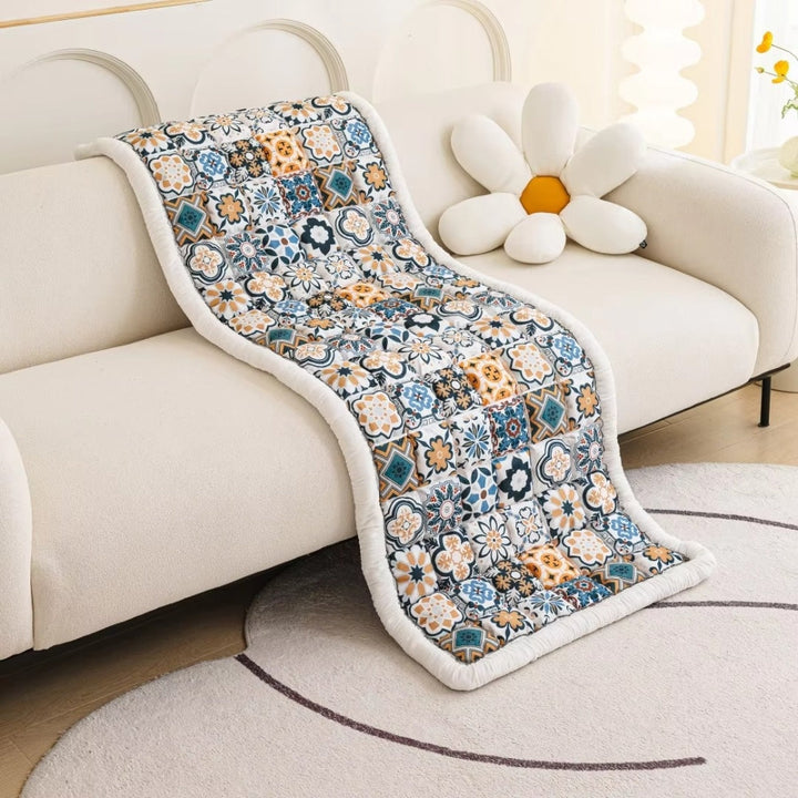 Lisslune | Bohemian Printed Quilted Sofa Cover