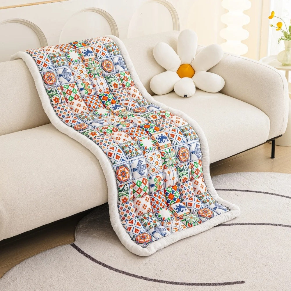 Lisslune | Bohemian Printed Quilted Sofa Cover