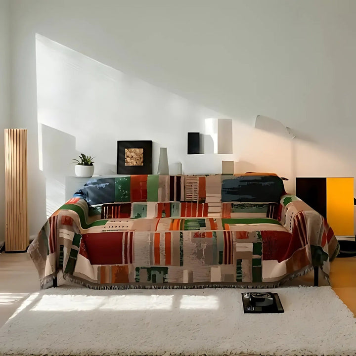 Lisslune | Bohemian Rustic Geometric Sofa Cover