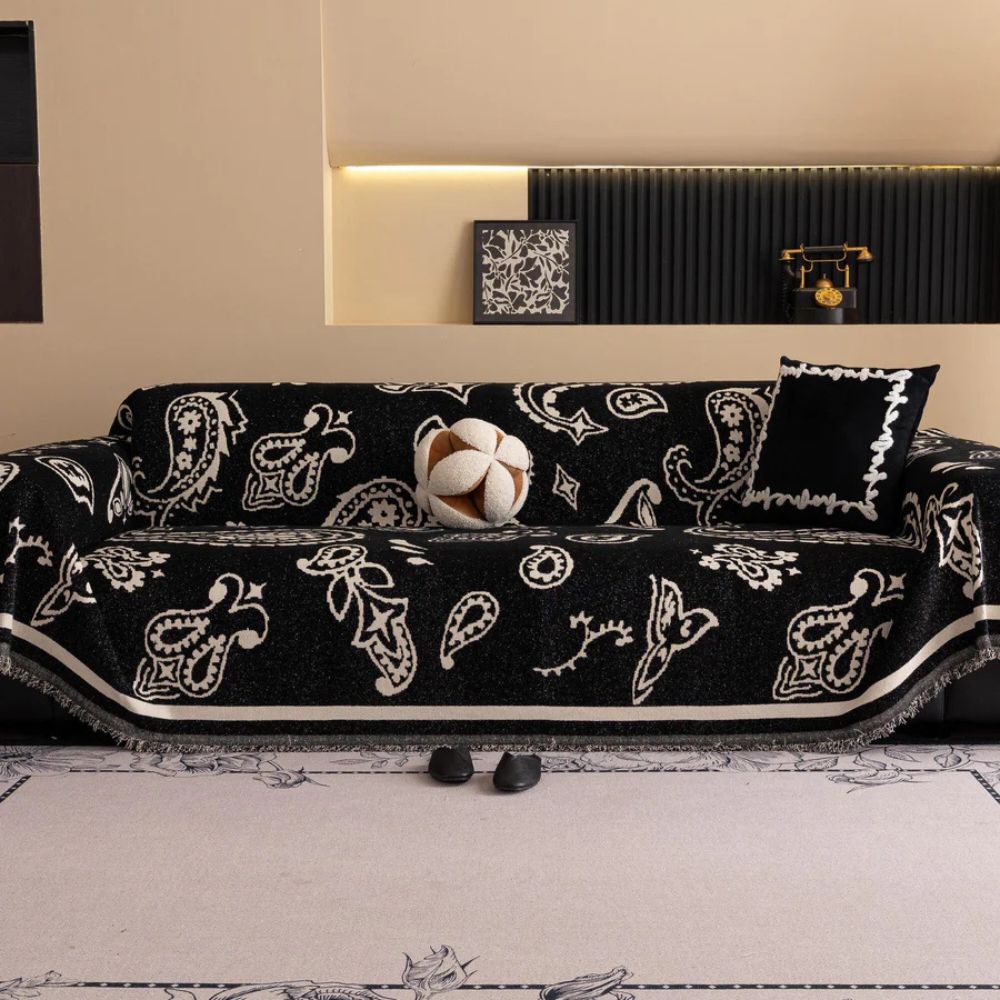 Lisslune | Boho Bloom Soft Sofa Cover