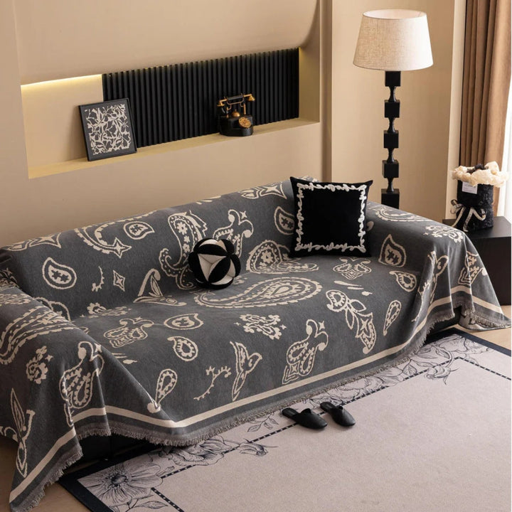 Lisslune | Boho Bloom Soft Sofa Cover