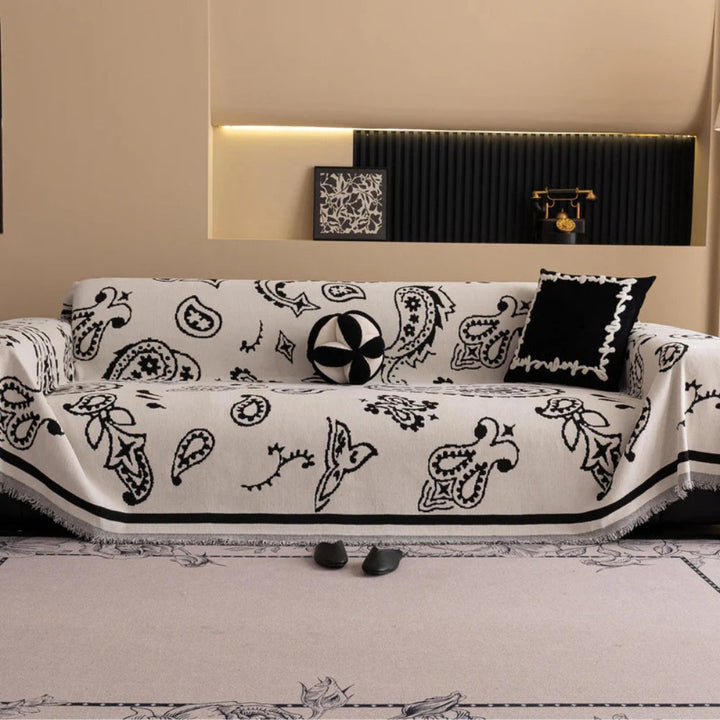 Lisslune | Boho Bloom Soft Sofa Cover
