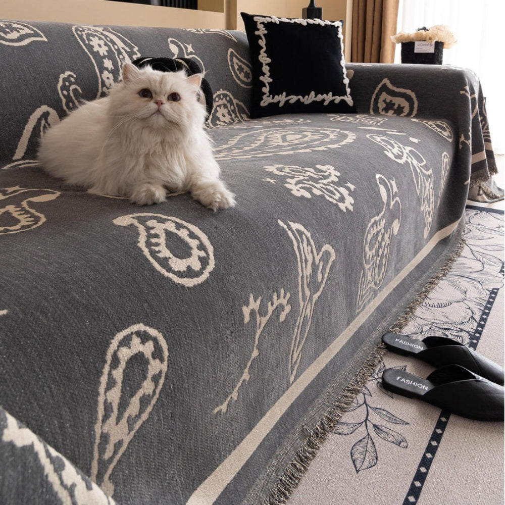 Lisslune | Boho Bloom Soft Sofa Cover