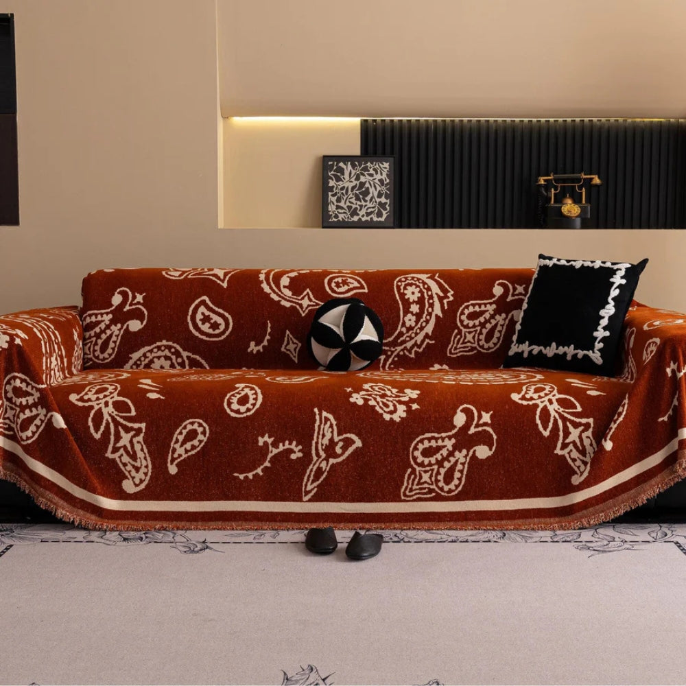 Lisslune | Boho Bloom Soft Sofa Cover