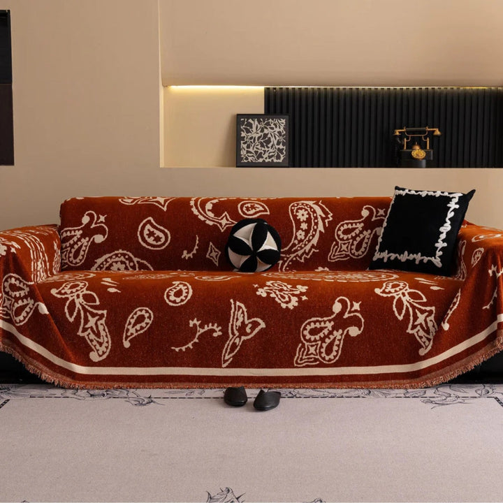 Lisslune | Boho Bloom Soft Sofa Cover