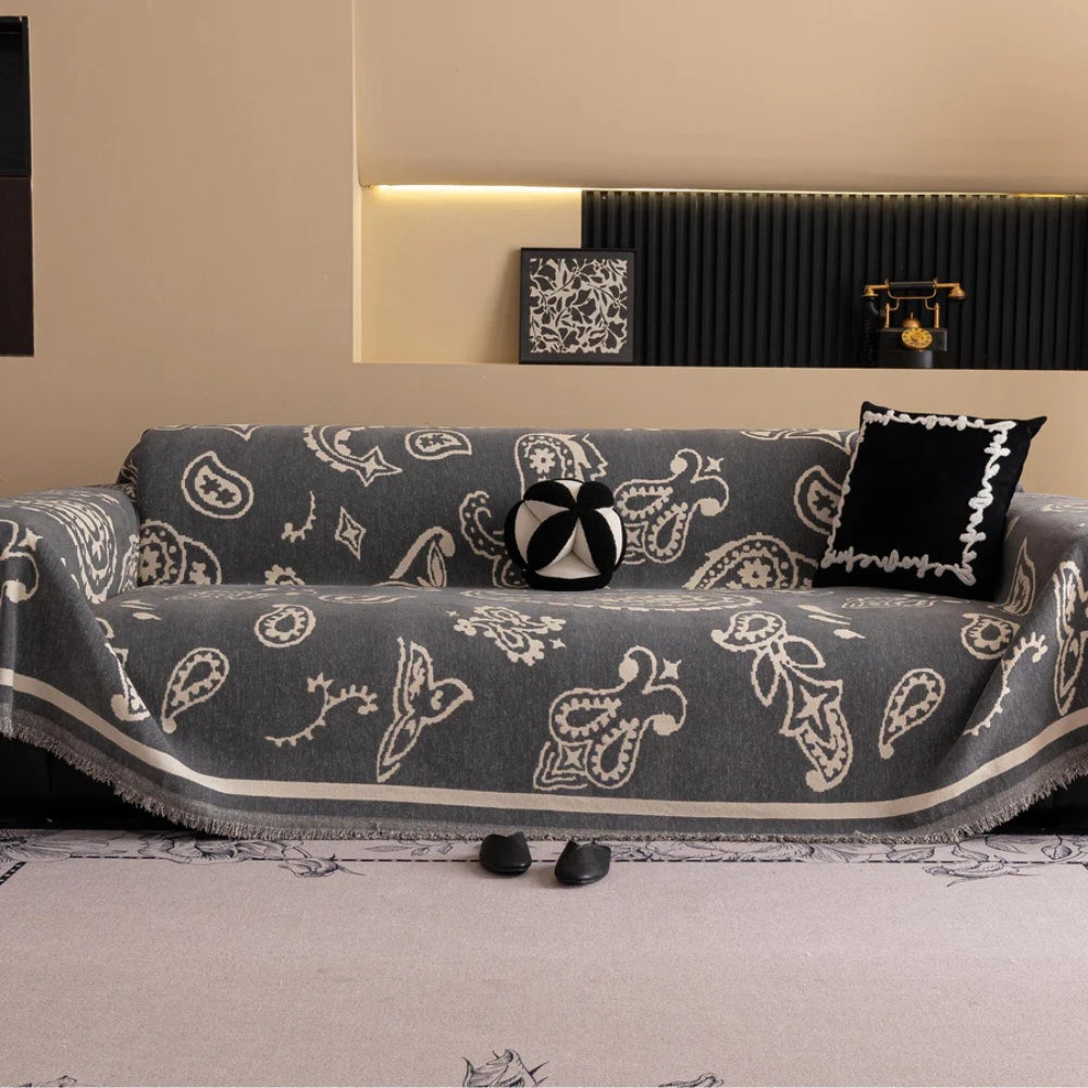 Lisslune | Boho Bloom Soft Sofa Cover