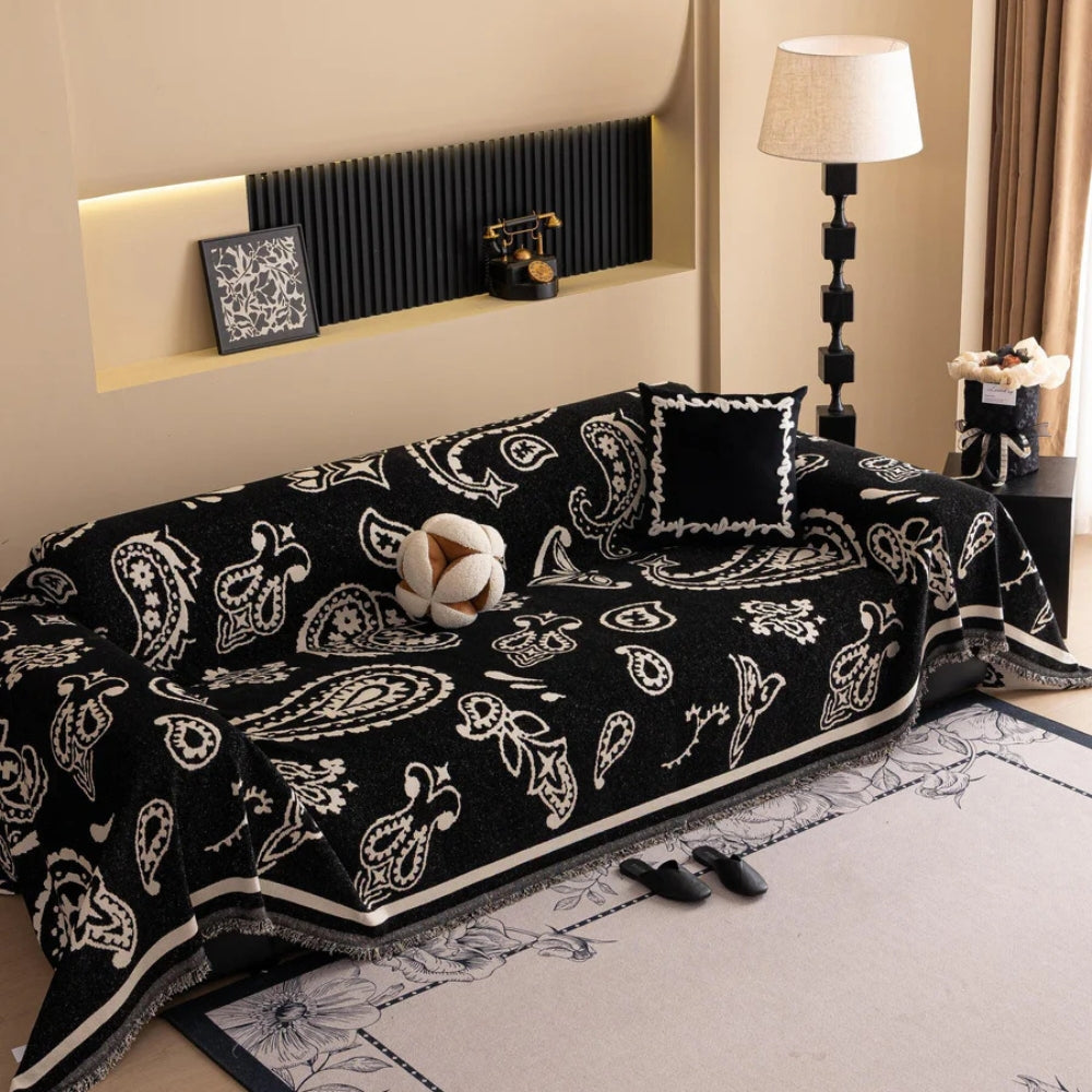 Lisslune | Boho Bloom Soft Sofa Cover