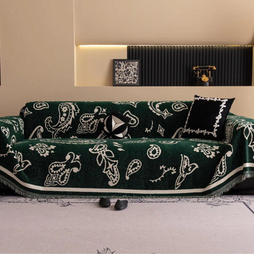 Lisslune | Boho Bloom Soft Sofa Cover