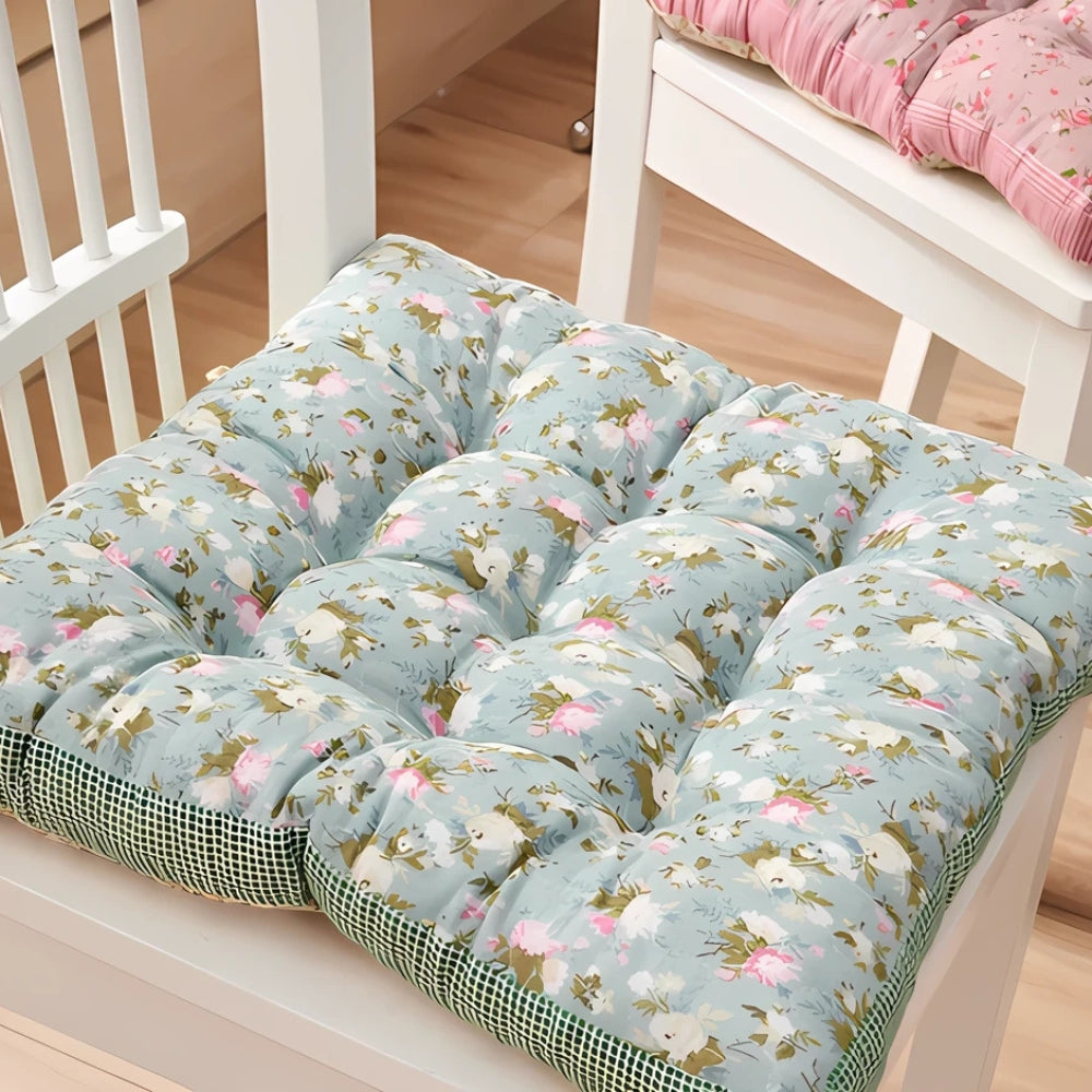 Lisslune | Boho Floral Thick Seat Cushions