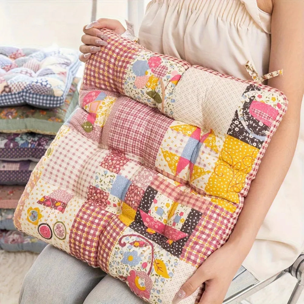 Lisslune | Boho Floral Thick Seat Cushions