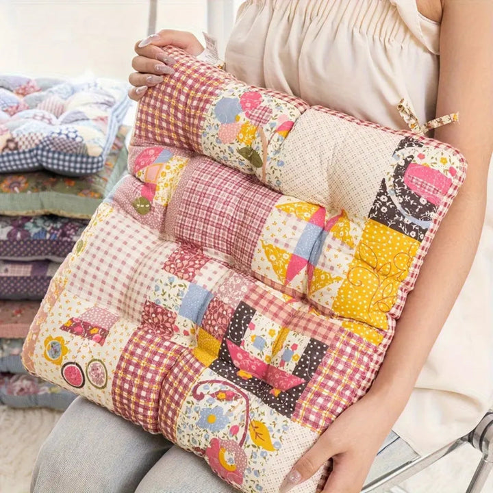 Lisslune | Boho Floral Thick Seat Cushions