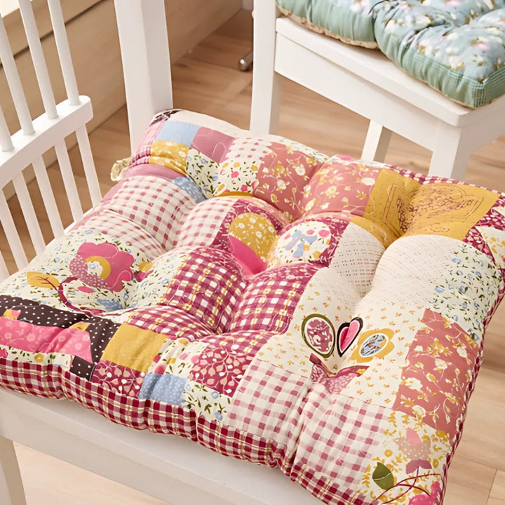Lisslune | Boho Floral Thick Seat Cushions