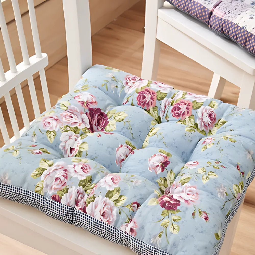 Lisslune | Boho Floral Thick Seat Cushions