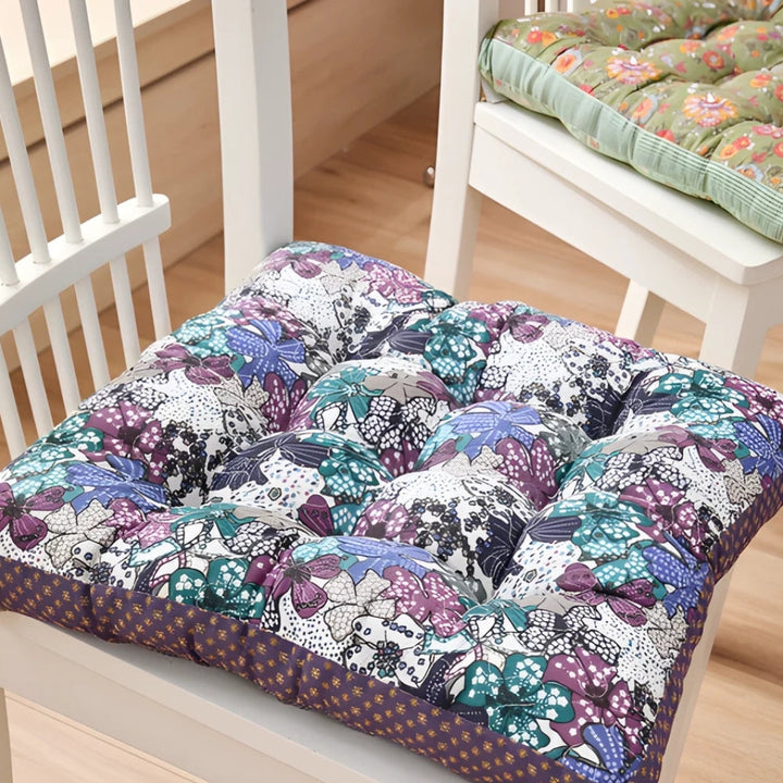 Lisslune | Boho Floral Thick Seat Cushions