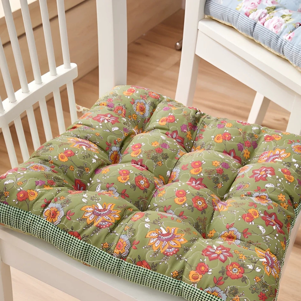 Lisslune | Boho Floral Thick Seat Cushions
