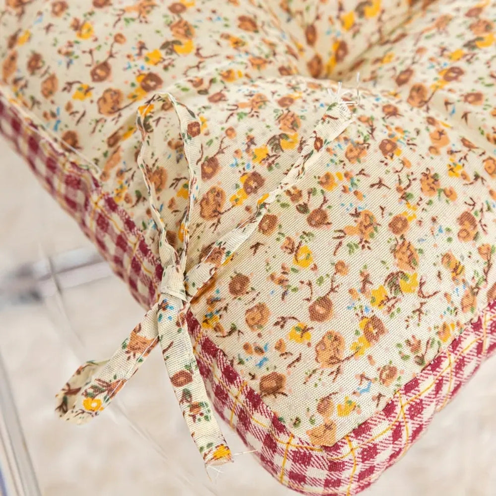 Lisslune | Boho Floral Thick Seat Cushions