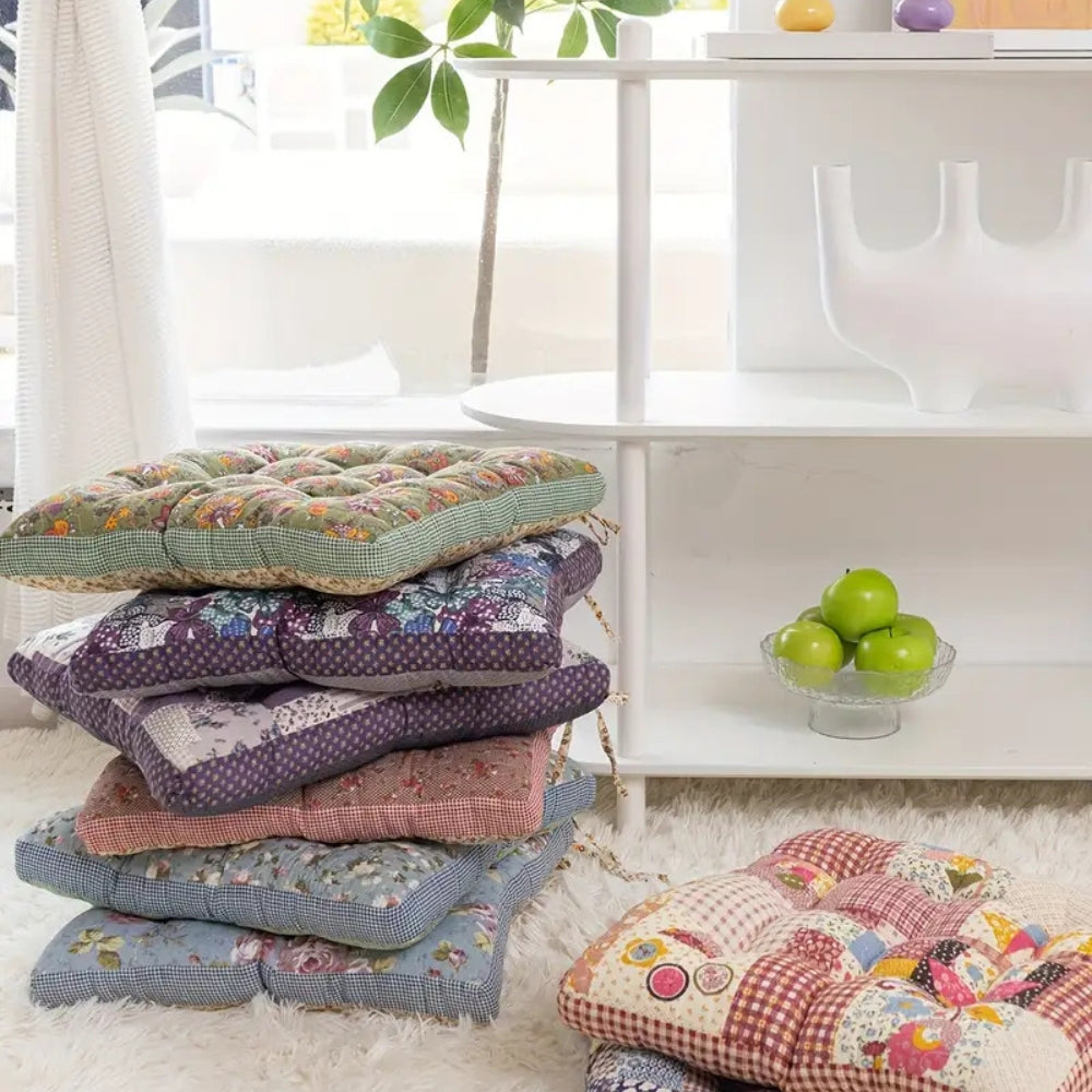 Lisslune | Boho Floral Thick Seat Cushions