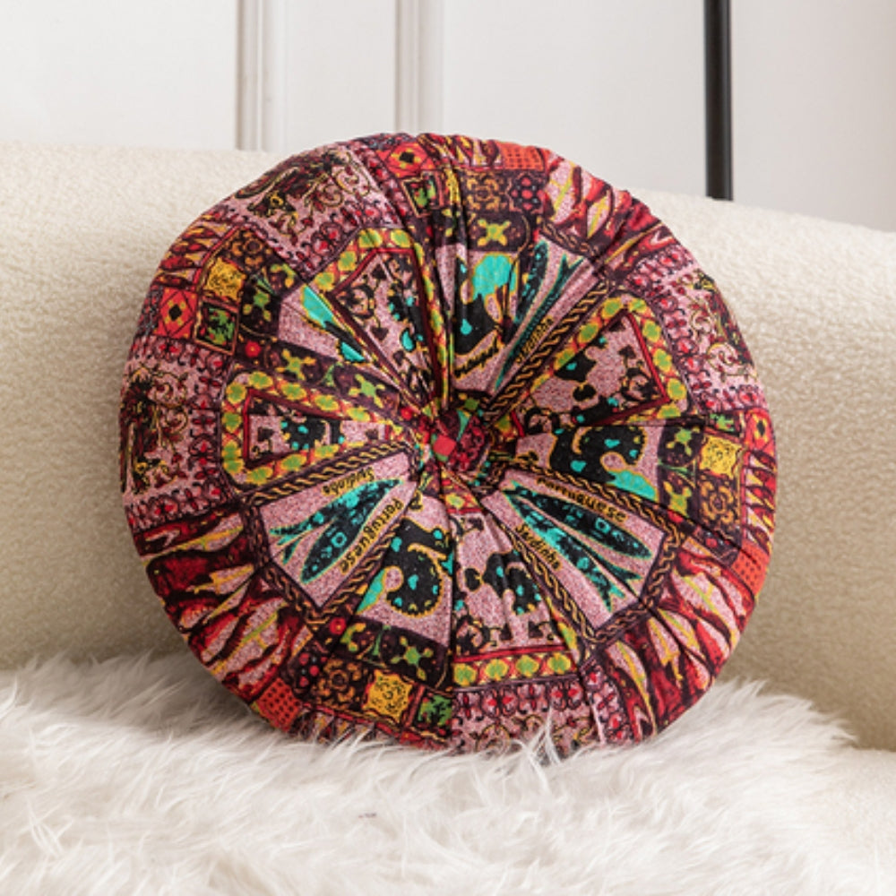 Lisslune | Boho Round Seat Cushion