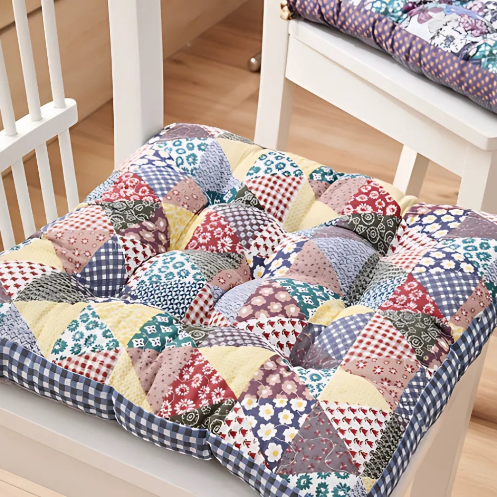 Lisslune | Boho Floral Thick Seat Cushions