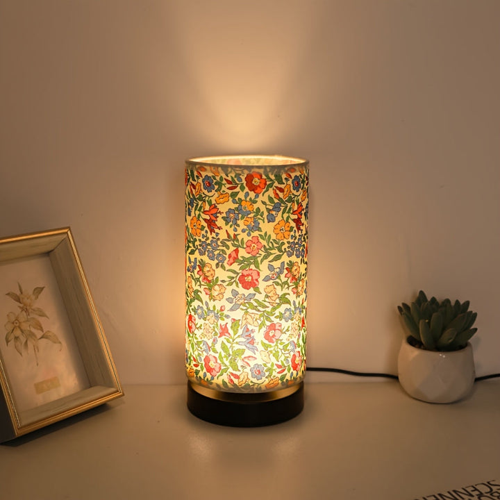 Lisslune | Botanical Floral Fabric Lighting Table Lamp