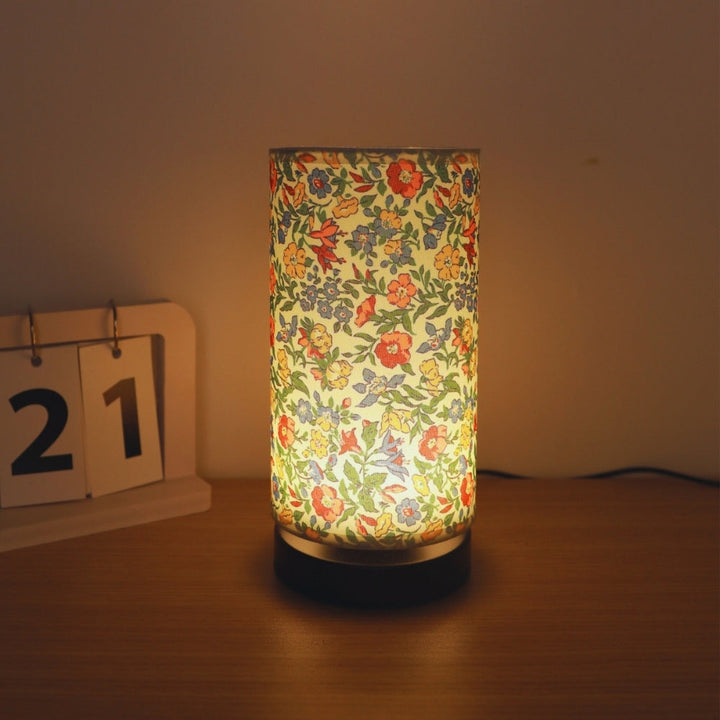 Lisslune | Botanical Floral Fabric Lighting Table Lamp