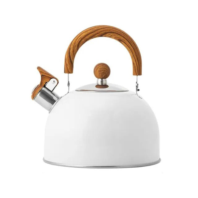 Lisslune | Whistling Kettle – Stainless Steel Water Kettle with Automatic Whistle for Induction and Gas (2.5L & 3L)
