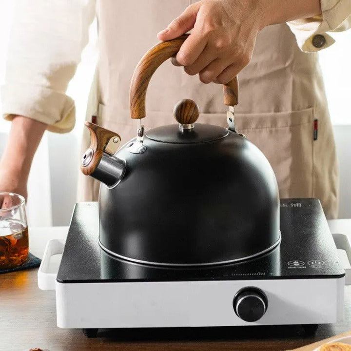 Lisslune | Stainless Steel Whistling Kettle Cooking Time – 2.5L or 3L with Sound Signal