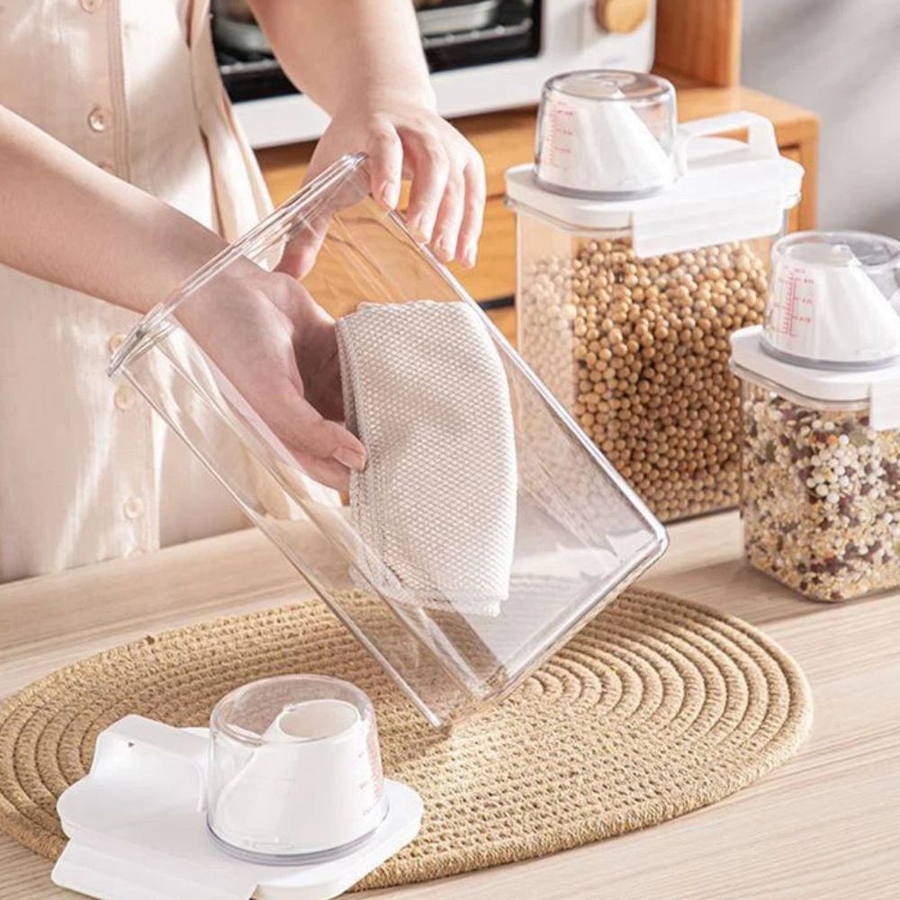 Lisslune | Clear Cereal and Grain Organizer