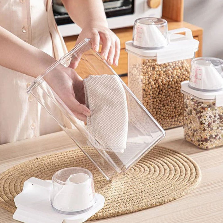 Lisslune | Clear Cereal and Grain Organizer
