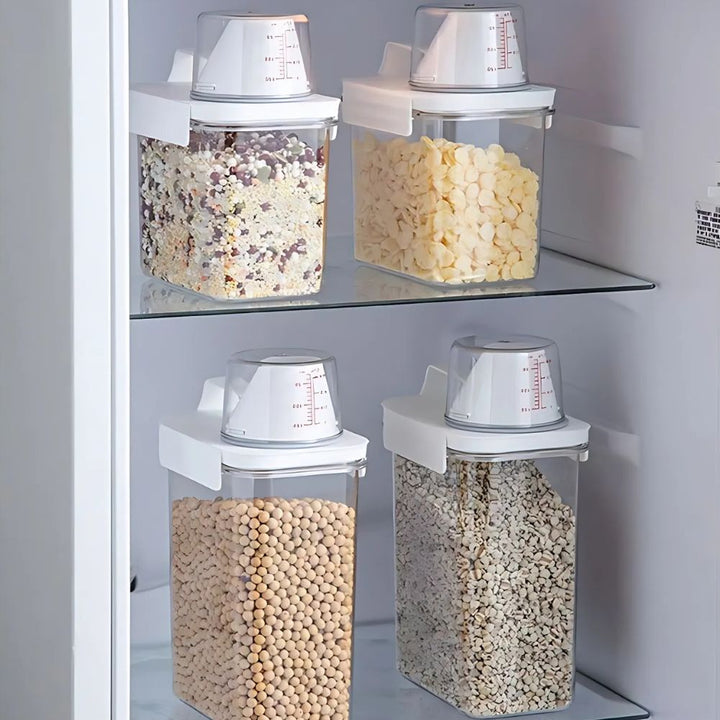 Lisslune | Clear Cereal and Grain Organizer