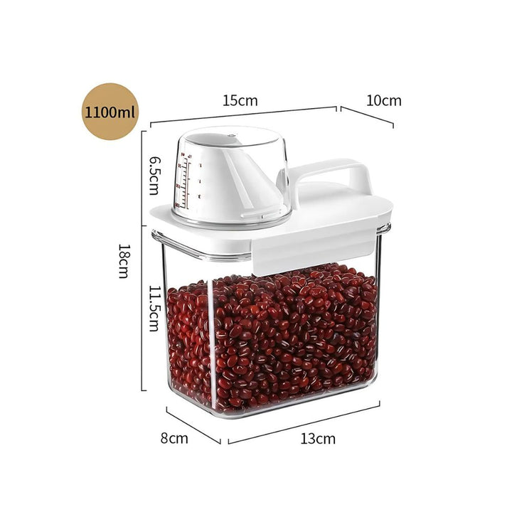 Lisslune | Clear Cereal and Grain Organizer