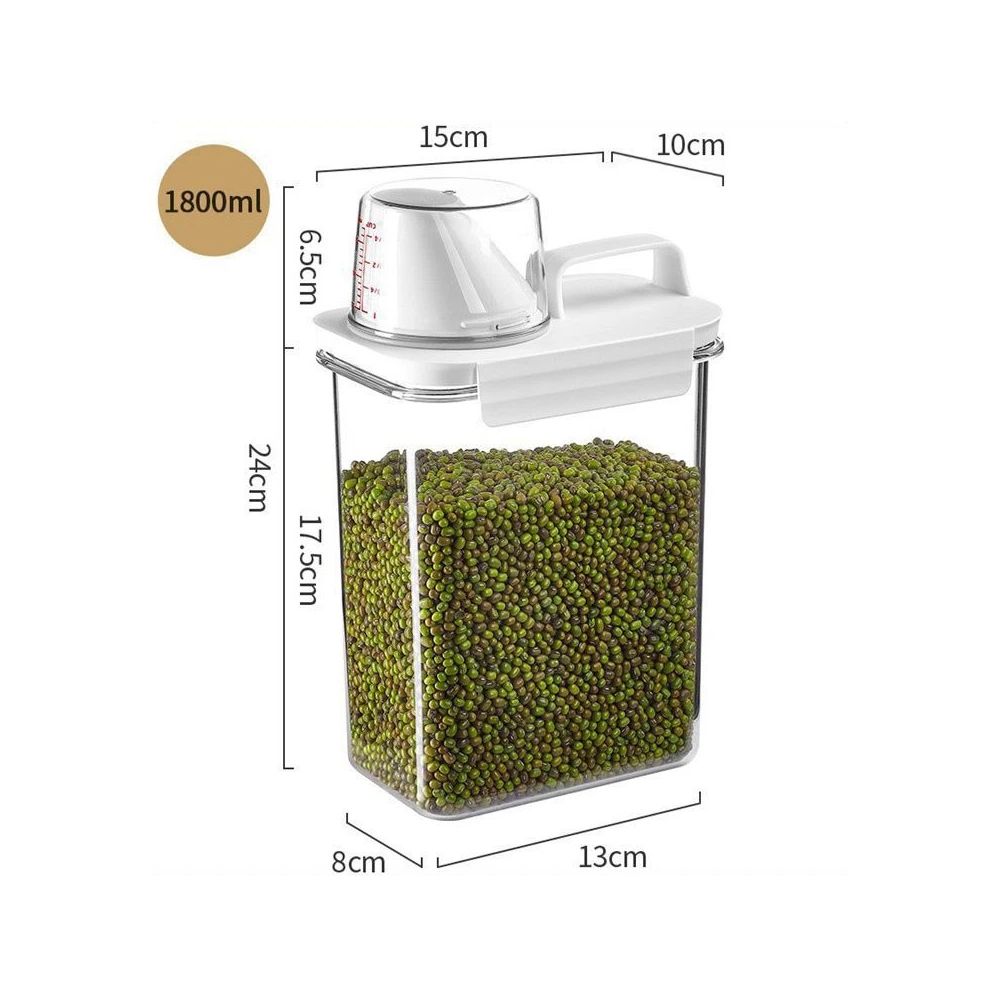 Lisslune | Clear Cereal and Grain Organizer