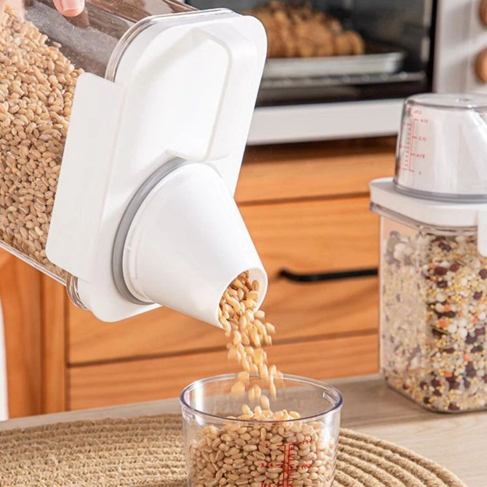 Lisslune | Clear Cereal and Grain Organizer