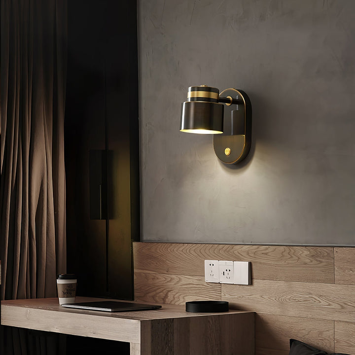Lisslune | ShadowGlow - Glossy Wall Sconce