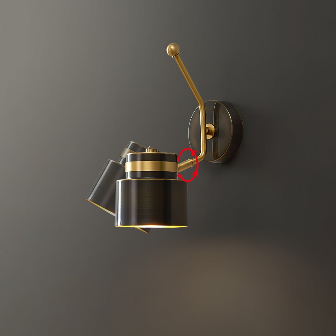 Lisslune | ShadowGlow - Glossy Wall Sconce