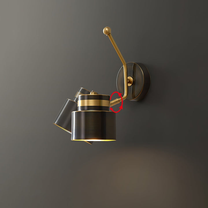 Lisslune | ShadowGlow - Glossy Wall Sconce