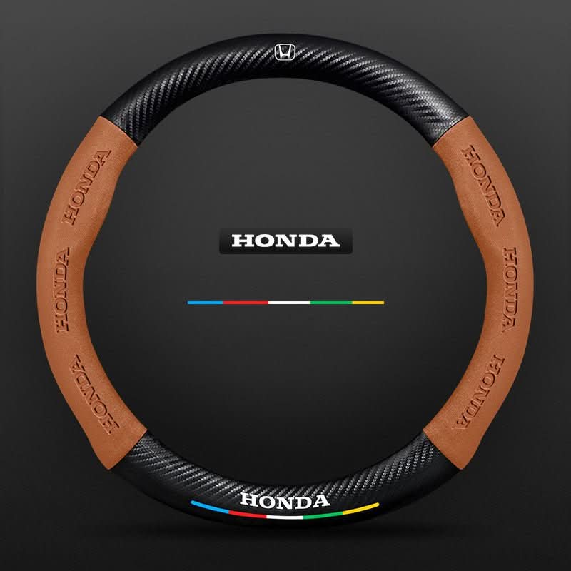 Lisslune | Non-slip steering wheel cover with breathable leather