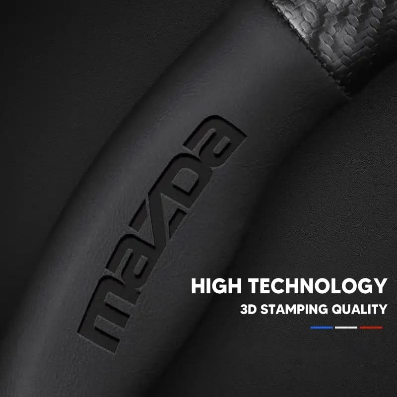 Lisslune | Non-slip steering wheel cover with breathable leather