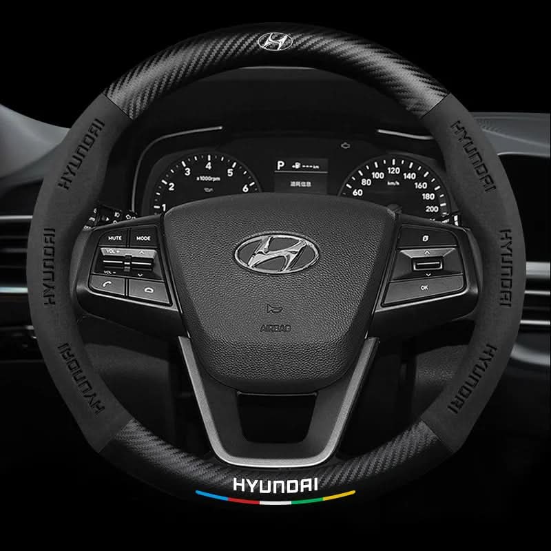 Lisslune | Non-slip steering wheel cover with breathable leather