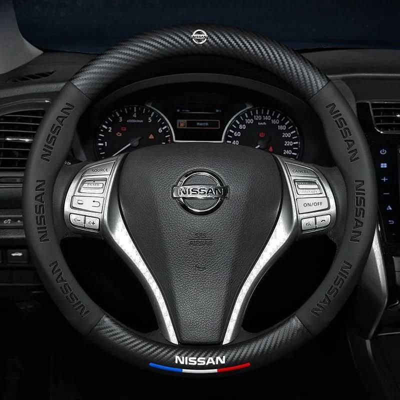 Lisslune | Non-slip steering wheel cover with breathable leather