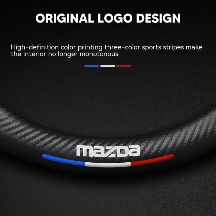 Lisslune | Non-slip steering wheel cover with breathable leather