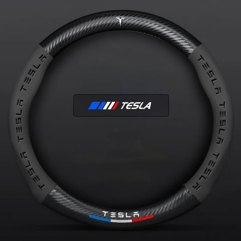 Lisslune | Non-slip steering wheel cover with breathable leather