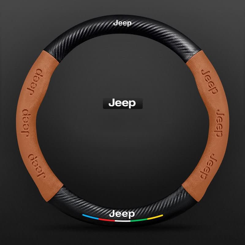Lisslune | Non-slip steering wheel cover with breathable leather