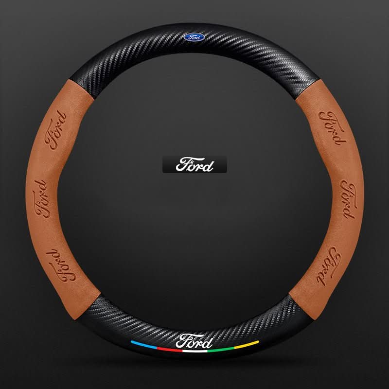 Lisslune | Non-slip steering wheel cover with breathable leather