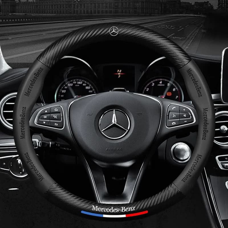 Lisslune | Non-slip steering wheel cover with breathable leather